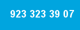 923 323 39 07 923 323 39 07